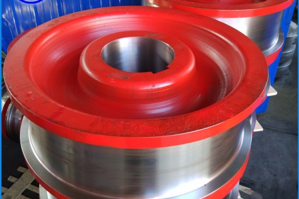 混凝土搅拌站车轮锻造件