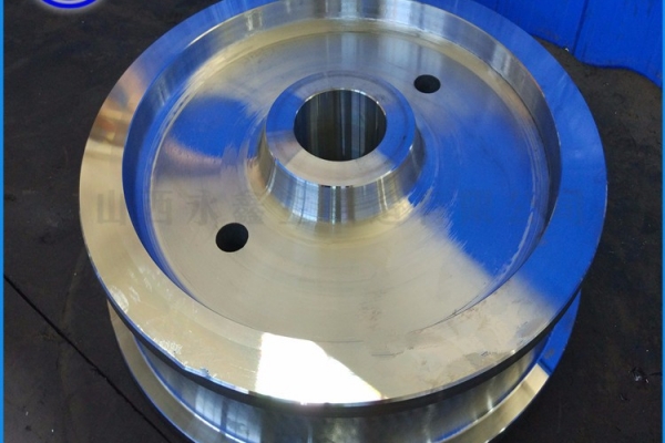 桥式抓斗卸船机车轮锻件