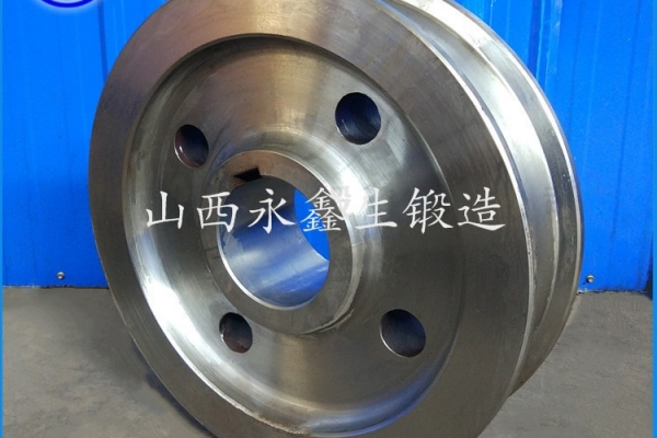 锻造厂加工车轮锻件