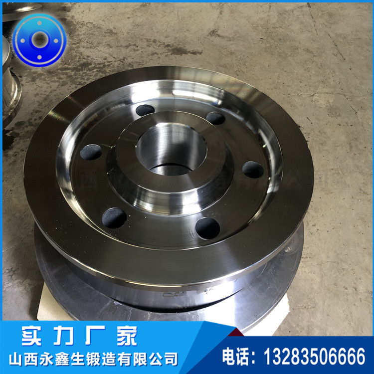 锻造42CrMo减速机车轮锻件